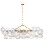 Lumière Cascade Glass Ball Chandelier – Modern Sculptural Pendant Light