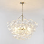 Lumière Cascade Glass Ball Chandelier – Modern Sculptural Pendant Light