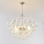 Lumière Cascade Glass Ball Chandelier – Modern Sculptural Pendant Light