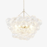 Lumière Cascade Glass Ball Chandelier – Modern Sculptural Pendant Light