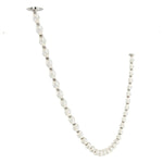 Riviere Glass Chain Chandelier – Modern Linear LED Pendant Light