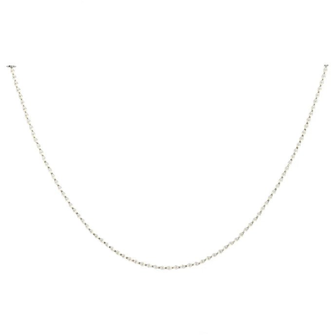 Riviere Glass Chain Chandelier – Modern Linear LED Pendant Light
