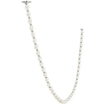 Riviere Glass Chain Chandelier – Modern Linear LED Pendant Light