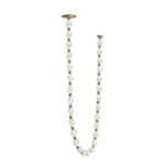 Riviere Glass Chain Chandelier – Modern Linear LED Pendant Light