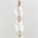 Riviere Glass Chain Chandelier – Modern Linear LED Pendant Light