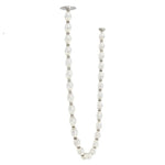 Riviere Glass Chain Chandelier – Modern Linear LED Pendant Light