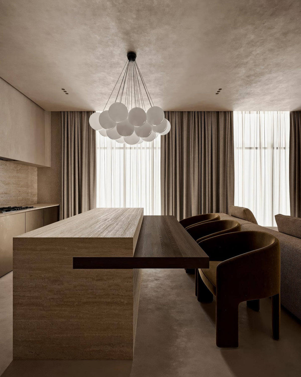 glass-cluster-chandelier