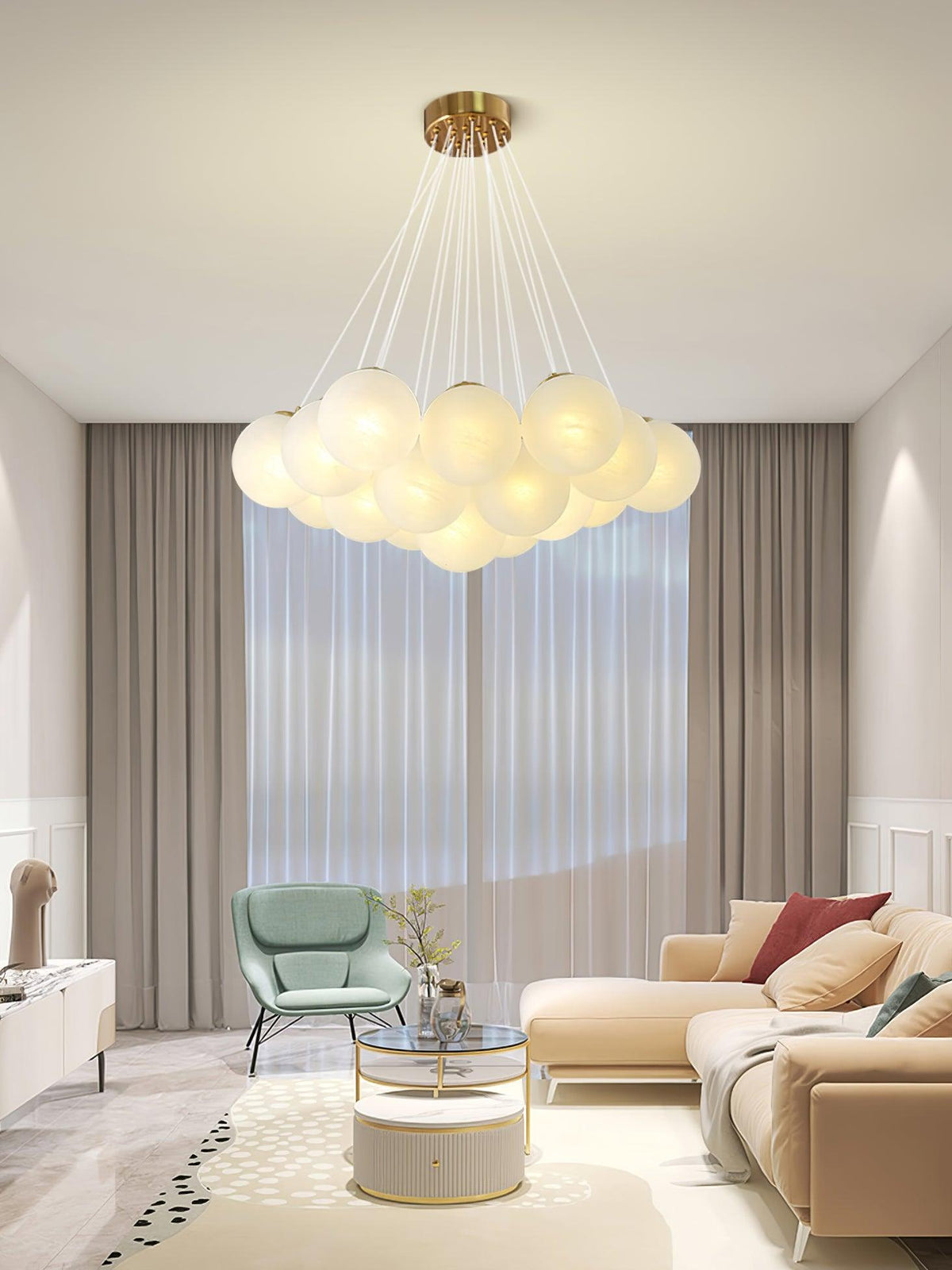 glass-cluster-chandelier