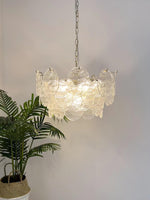 Glass Disc Chandelier
