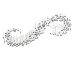 Glass Feathers Flying Chandelier — Modern LED Statement Pendant for Dining & Living Rooms