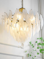 glass-feather-pearl-chandelier
