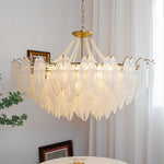 glass-feather-pearl-chandelier