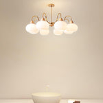 Glass Persimmon Chandelier
