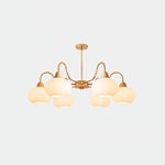 Glass Persimmon Chandelier