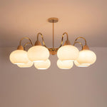Glass Persimmon Chandelier