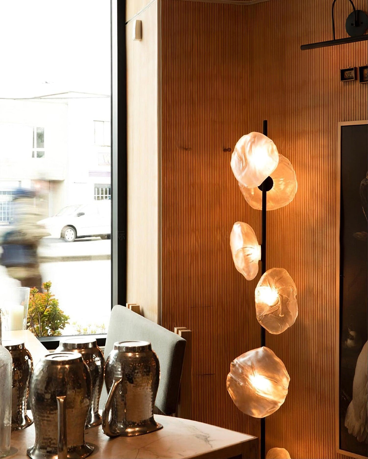 Glass Petals Floor Lamp