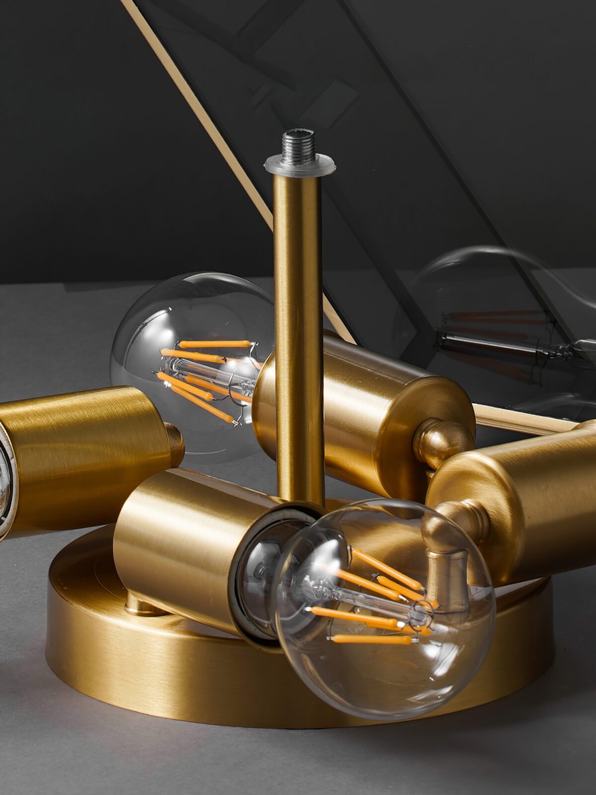 Glass Polyhedron Ceiling Light