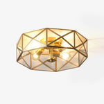 Glass Polyhedron Ceiling Light