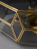 Glass Polyhedron Ceiling Light