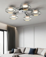 Glass Round Bowl Ceiling Lamp