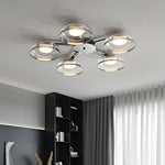 Glass Round Bowl Ceiling Lamp