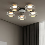 Glass Round Bowl Ceiling Lamp