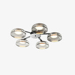 Glass Round Bowl Ceiling Lamp