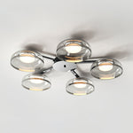 Glass Round Bowl Ceiling Lamp