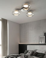 Glass Round Bowl Ceiling Lamp