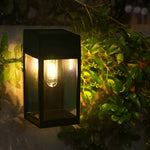 Rectangular Glass Led Solar Wall Lamp