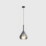 Glass Teardrop Pendant Light