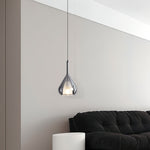Glass Teardrop Pendant Light