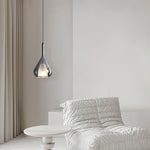 Glass Teardrop Pendant Light