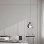 Glass Teardrop Pendant Light