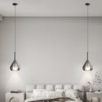 Glass Teardrop Pendant Light
