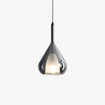 Glass Teardrop Pendant Light