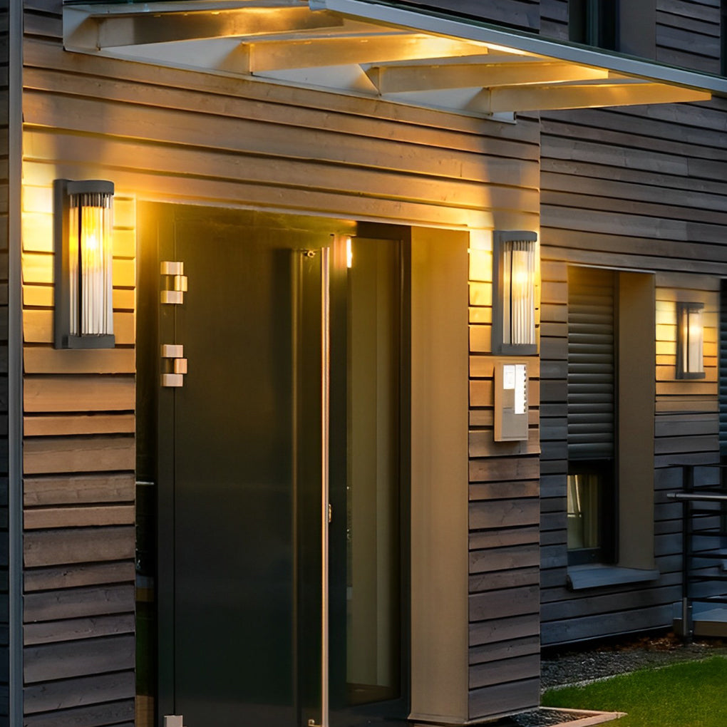 Glass Waterproof Led Solar Wall Lamp Li002312
