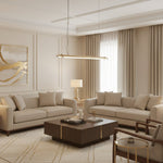 Gleam Bar Linear LED Pendant Light for Modern Interiors