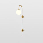 Globe Brass Wall Sconce