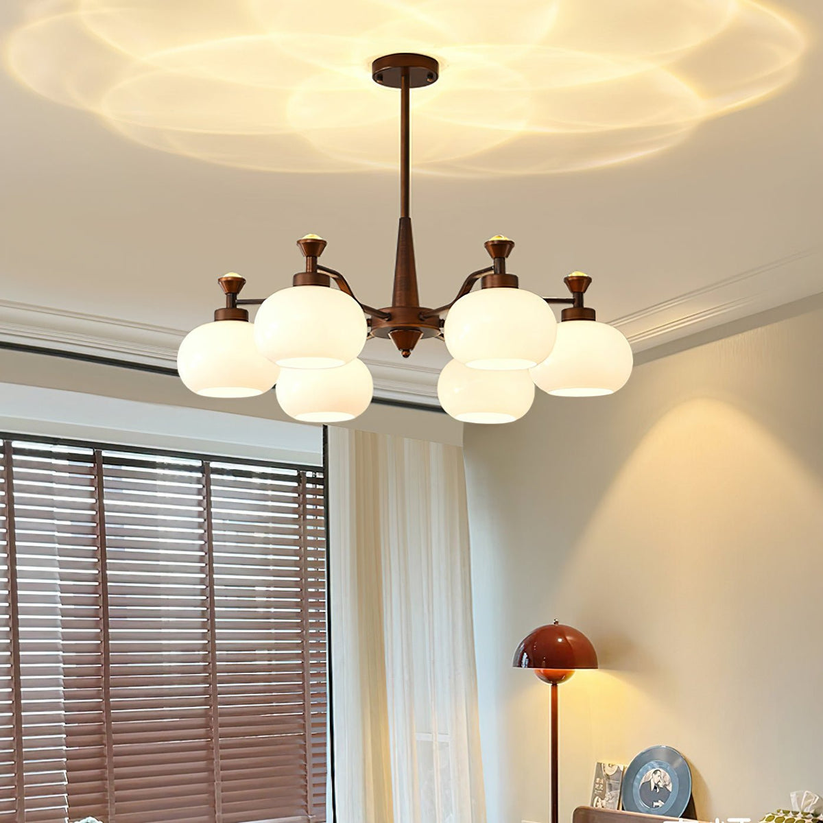 Globe Spotlight Chandelier – Modern Glass Pendant Light for Dining & Living Rooms