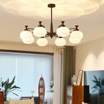 Globe Spotlight Chandelier – Modern Glass Pendant Light for Dining & Living Rooms