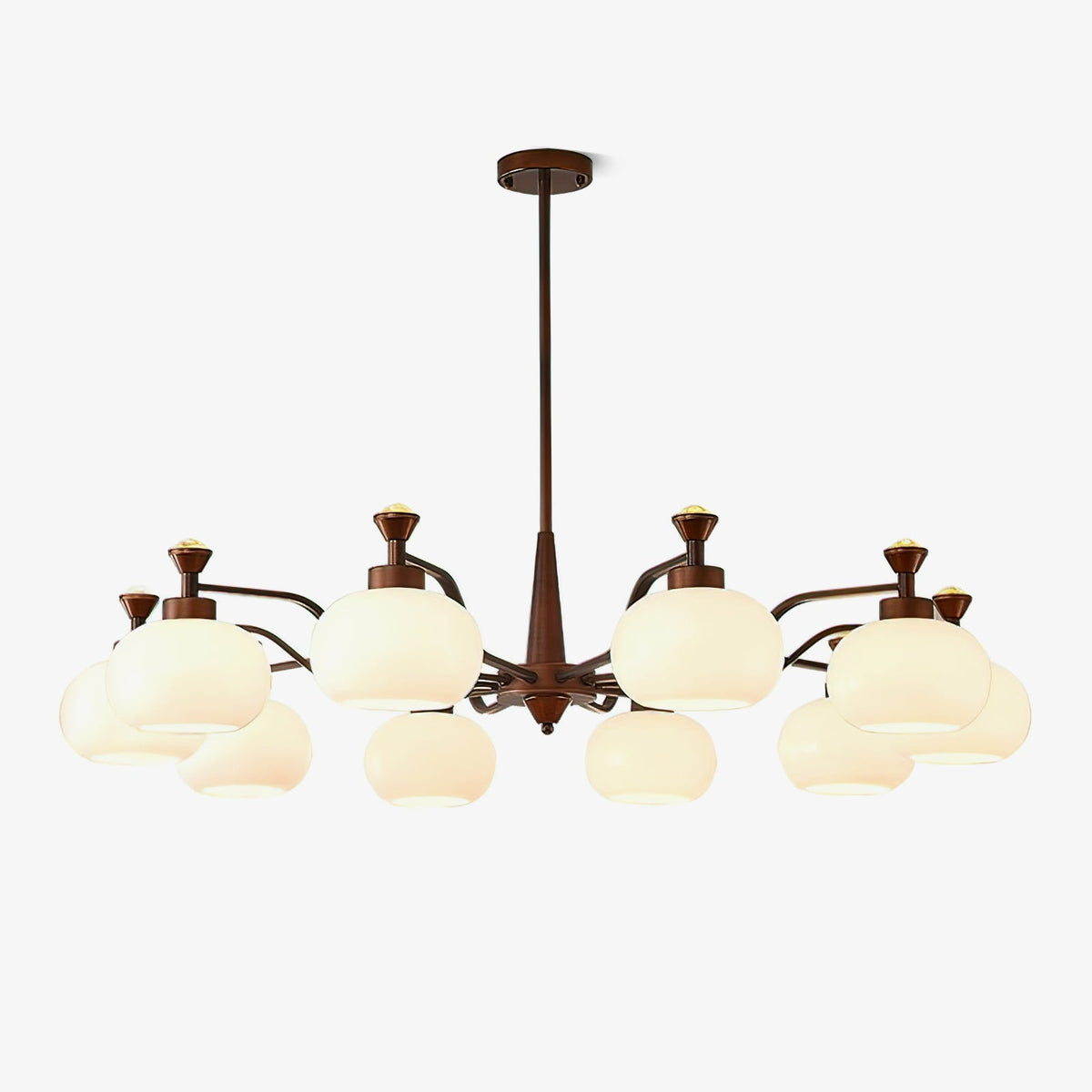 Globe Spotlight Chandelier – Modern Glass Pendant Light for Dining & Living Rooms