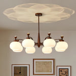 Globe Spotlight Chandelier – Modern Glass Pendant Light for Dining & Living Rooms