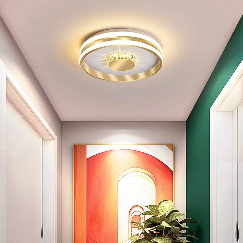 Modern Chic Crystal Ceiling Light
