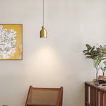 Gold Bell Pendant Lamp