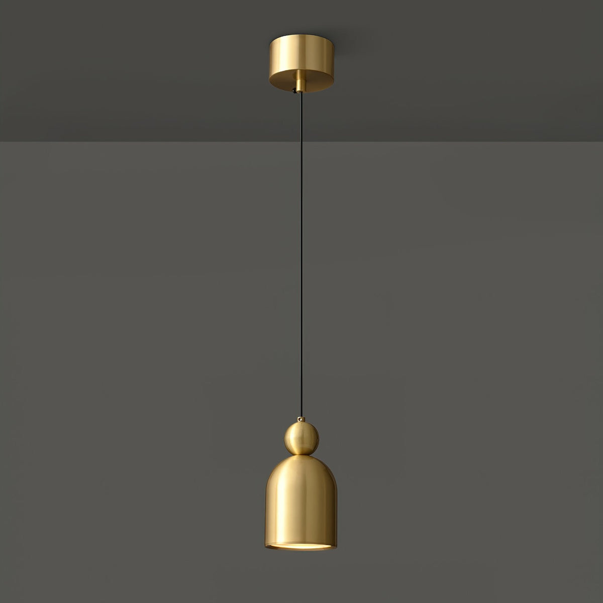 Gold Bell Pendant Lamp