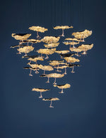 Brass Aviary Constellation Chandelier