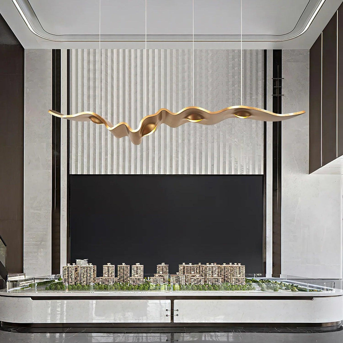 gold-ribbon-chandelier