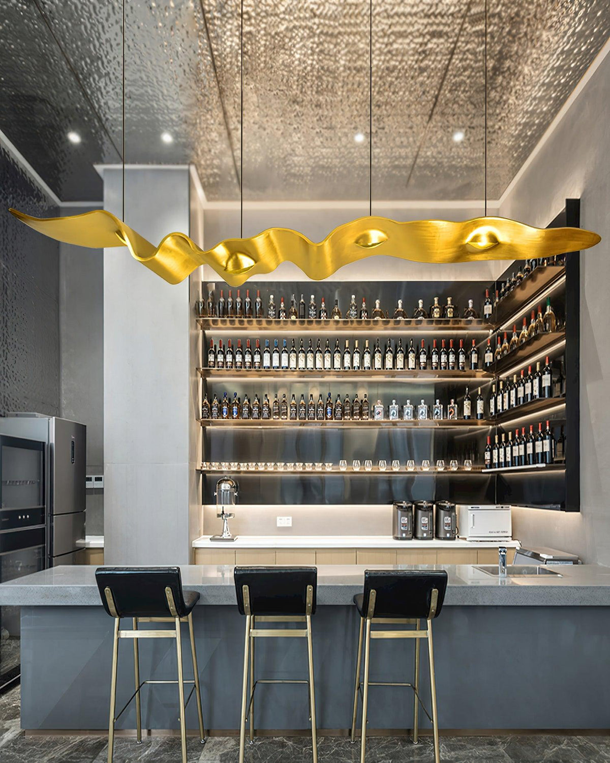 gold-ribbon-chandelier