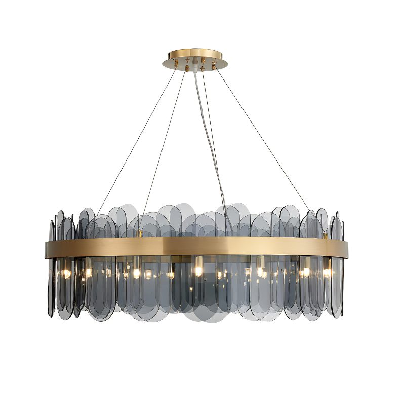 Gold Ring Chandelier